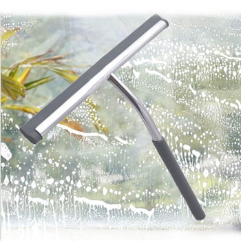 HK Ανοξείδωτος καθαριστής γυαλιών με σιλικόνη-ξύστρα, μονής όψης, 120 τεμάχια, οικιακή χρήση