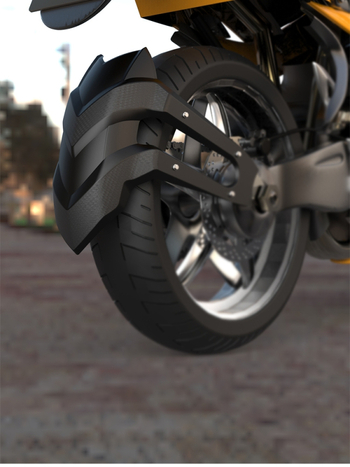 Οπίσθιο φέρινγκ μοτοσικλέτας NK150 — πλαστικό, μοντέλο Dnb, κωδικός προϊόντος 630723036502