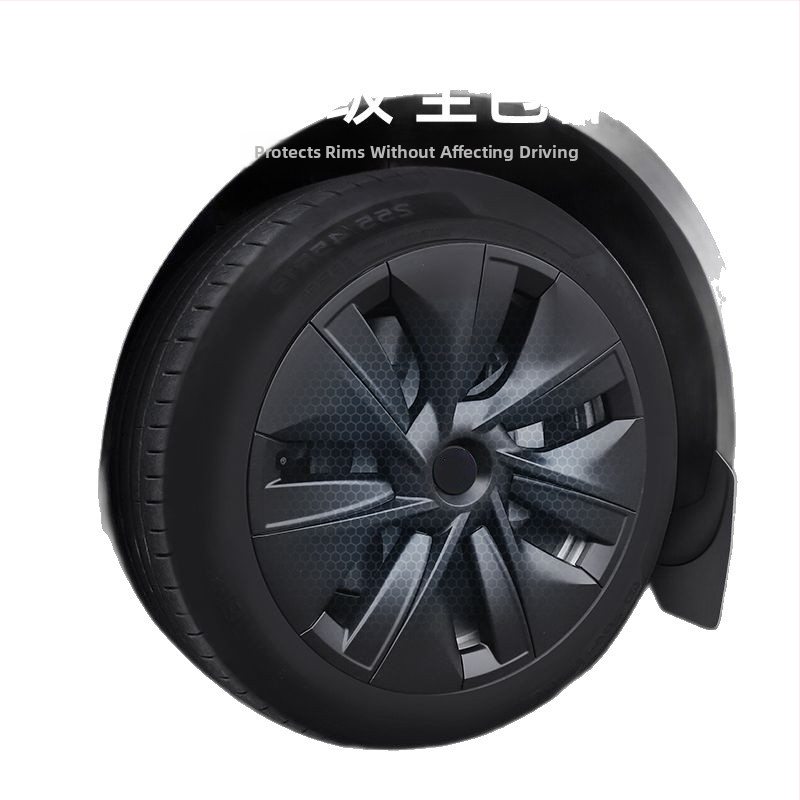 Dekorativni prsten poklopca kotača za Tesla Model Y – ABS materijal; Kompatibilan s Model Y; Tesla branda; Bez prilagodbe