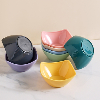 Квадратно блюдо за сосове и подправки, модерен минималистичен стил, подходящо за микровълнова, повърхност с горещ печат, възможна персонализация