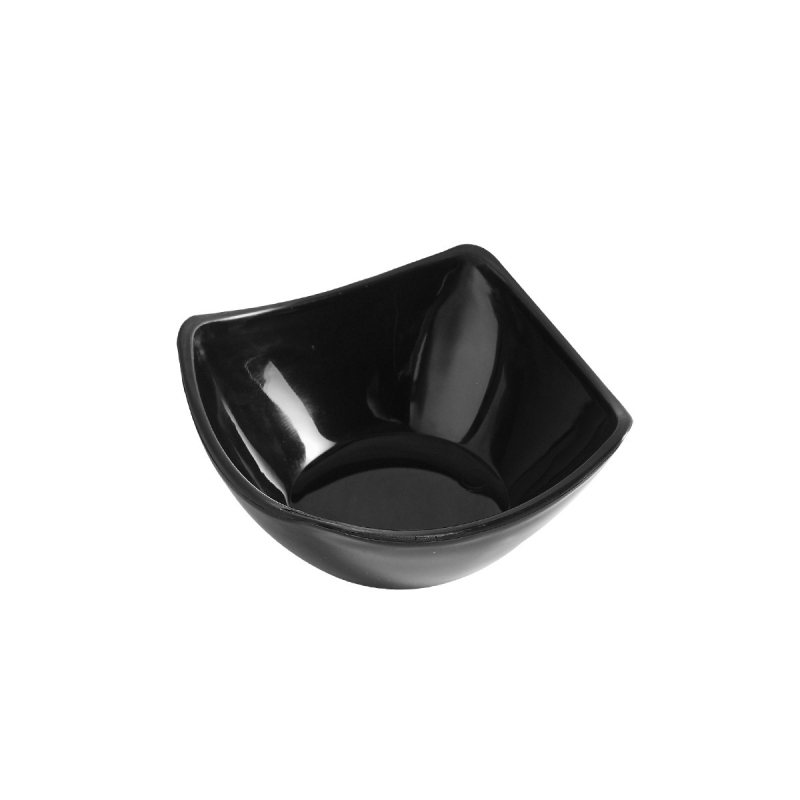 Квадратно блюдо за сосове и подправки, модерен минималистичен стил, подходящо за микровълнова, повърхност с горещ печат, възможна персонализация