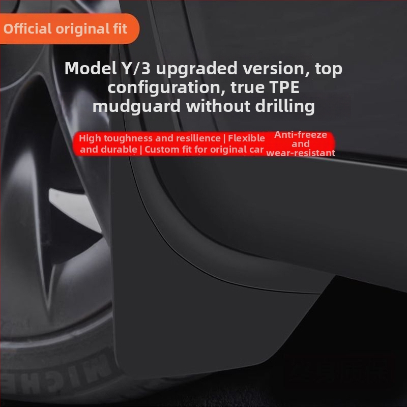 Tesla Model Y prednji i stražnji blatnik s zaštitom od pijeska i ogrebotina