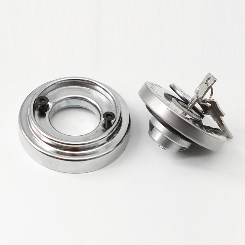 Capac rezervor camion cu lacăt antifurt, husă universală împotriva prafului, design cu trei gheare, robust pentru camioane grele (Material: oțel; Origine: provincia Henan; Brand: Loud; Modele compatibile: camion mare)