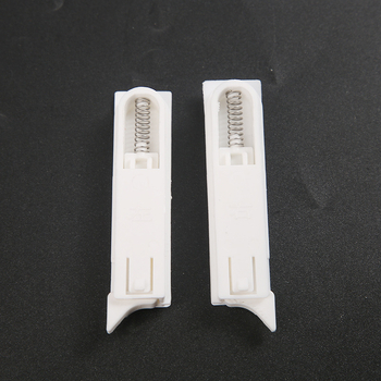 Függöny sín tömítő csatlakozója, oldalsó szerelés, sínblokkolás, csúszó vezető; testreszabás elérhető, stílus modern egyszerű