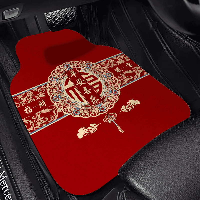 Autópadló szőnyegek, technikai szövet, nyomtatott kivitel, idegen alakú, egy darab az első és a hátsó sorhoz, porszívóval vagy kézzel mosható tisztítás