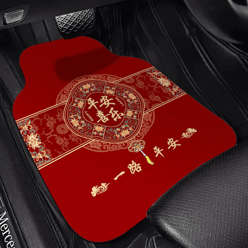 Autópadló szőnyegek, technikai szövet, nyomtatott kivitel, idegen alakú, egy darab az első és a hátsó sorhoz, porszívóval vagy kézzel mosható tisztítás