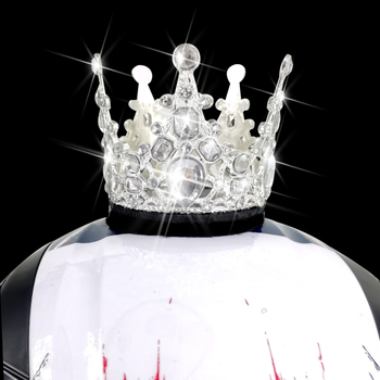 Fém kristályos sisakdísz korona, modell H172, termékkód H172, gyerek sisakhoz