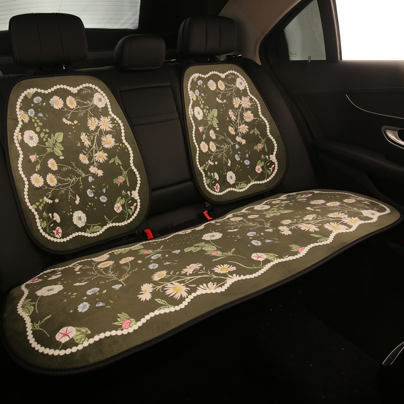 Téli autós ülés párna — plüss felület, selyemszál töltés, sík kialakítás, rajzfilm-stílus, testreszabható, Pexide márka