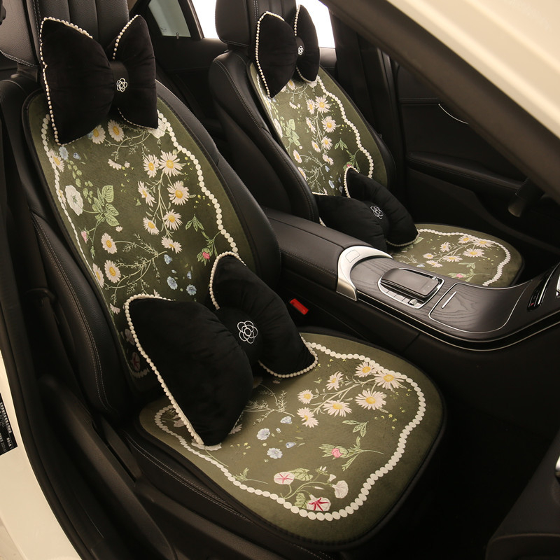 Téli autós ülés párna — plüss felület, selyemszál töltés, sík kialakítás, rajzfilm-stílus, testreszabható, Pexide márka