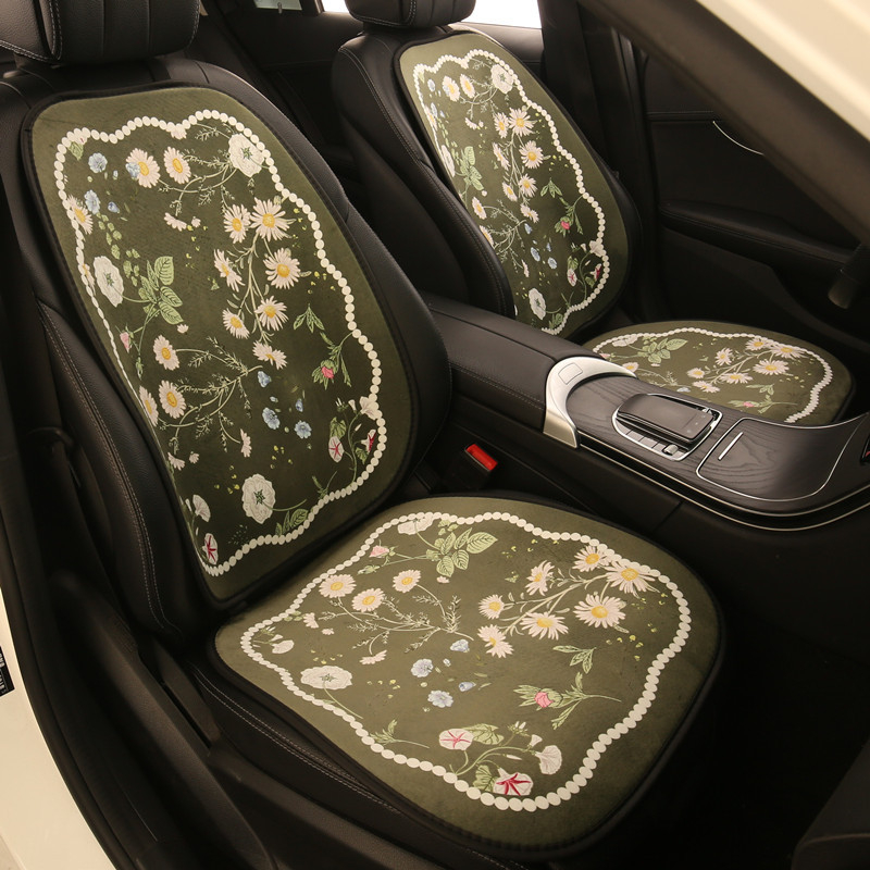 Téli autós ülés párna — plüss felület, selyemszál töltés, sík kialakítás, rajzfilm-stílus, testreszabható, Pexide márka