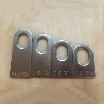 Rozsdamentes acél fül alakú rögzítőelem többpontos ajtó- és ablakzárakhoz (201/304)