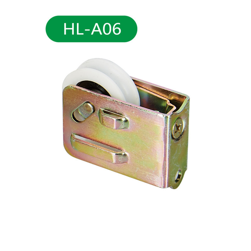 Rulă pentru uși și ferestre glisante HL-A, Material: oțel carbon/ oțel inoxidabil 304, Diametru exterior: conform desenului, Diametru ax: conform desenului, Sarcină maximă: 200 kg