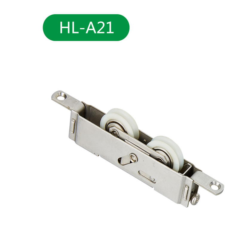 Rulă pentru uși și ferestre glisante HL-A, Material: oțel carbon/ oțel inoxidabil 304, Diametru exterior: conform desenului, Diametru ax: conform desenului, Sarcină maximă: 200 kg