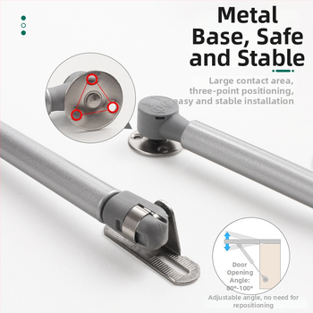 Bútorokhoz használt pneumatikus teleszkópos gázrugó, ajtók és szekrények számára, Gy09, Golden handle, modern egyszerű stílus, hideg hengerelt acél + nylon