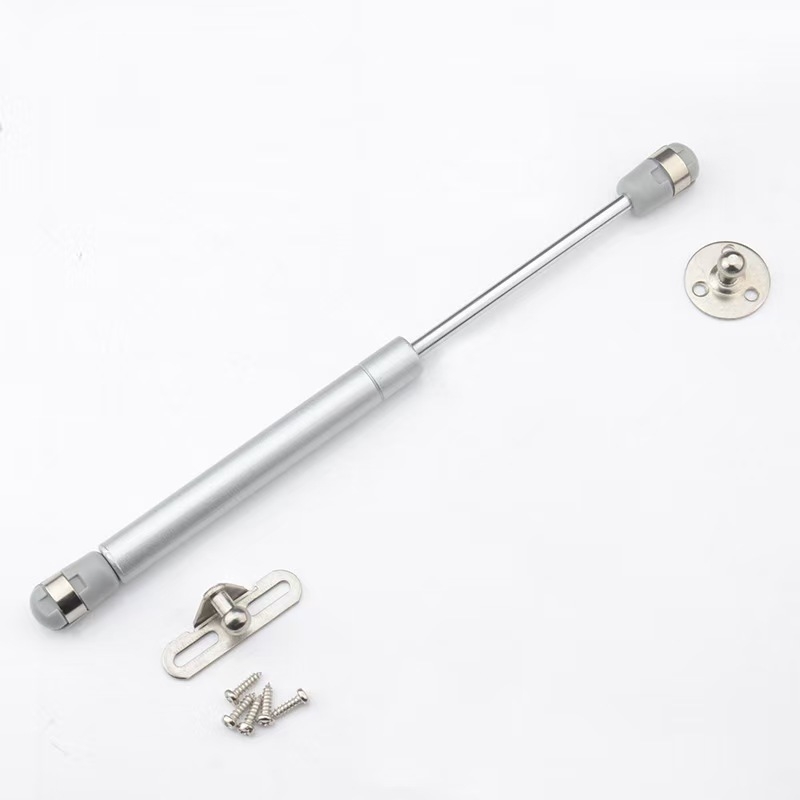 Bútorokhoz használt pneumatikus teleszkópos gázrugó, ajtók és szekrények számára, Gy09, Golden handle, modern egyszerű stílus, hideg hengerelt acél + nylon