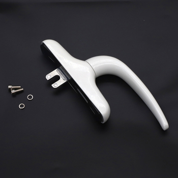 Echipament hardware pentru ferestre din aliaj de aluminiu – mâner interior de deschidere întărit, mâner plat de acționare pentru fereastră cu deschidere laterală, stil modern minimalist, model JS-ZS804, prelucrare personalizată
