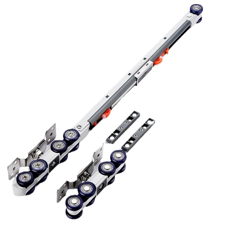 Roată de susținere pentru ușa din lemn - hardware pentru uși glisante, din aliaj de zinc, sarcină maximă 80 kg, stil modern minimalist, pentru bucătărie, balcon și uși glisante din lemn