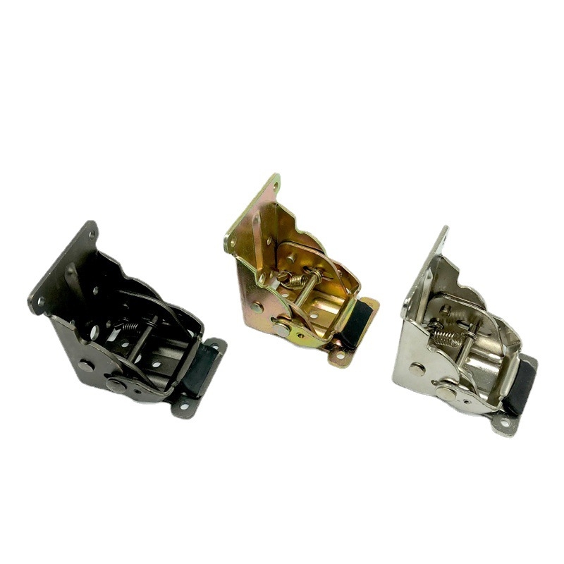 Balama de îndoire pentru mese și scaune, conexiune dreptunghiulară auto blocantă, 0–90° și 180°, LR051, oțel laminat la rece, finisaj zincat, Longrun