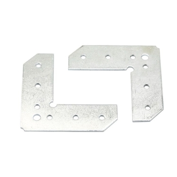 Sarokkód, megerősített rozsdamentes acél, 90° mozgatható sík sarokvas, L alakú rögzítő a bejáratokhoz és ablakokhoz