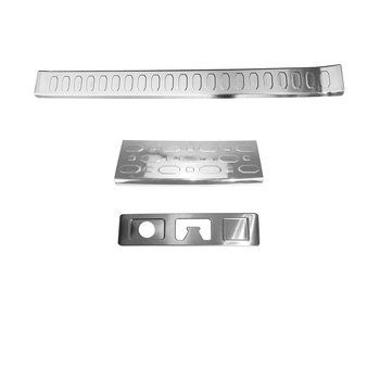 Tank 300-hoz Fender TK-3265 – rozsdamentes acél hátsó védőlemez és üdvözlő pedál