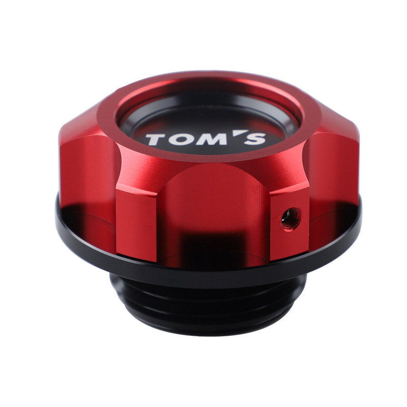 Tom's alumínium‑ötvözetű motorolaj sapka és üzemanyag‑tank sapka Toyota Camry, Reiz, RAV4, Crown és Corolla számára