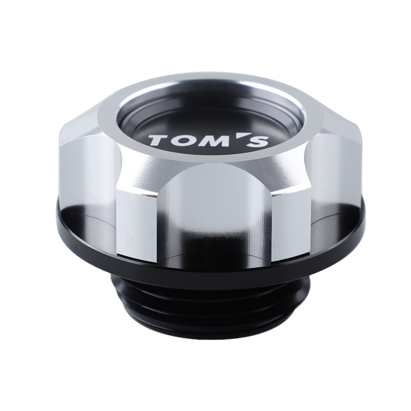 Tom's alumínium‑ötvözetű motorolaj sapka és üzemanyag‑tank sapka Toyota Camry, Reiz, RAV4, Crown és Corolla számára