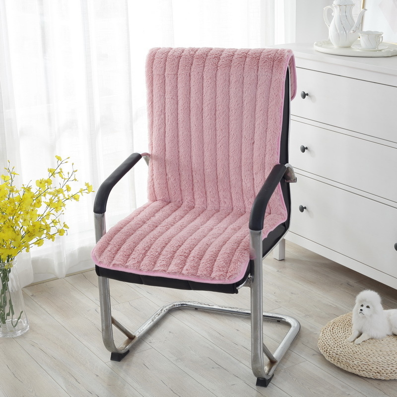 Párnázott székpárna plüss anyaggal, integrált asztal- és szék alátét, egyrészes irodai székpárna, testreszabható feldolgozás; fő anyag: 100%; másodlagos anyag: poliészter