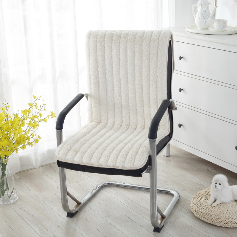 Párnázott székpárna plüss anyaggal, integrált asztal- és szék alátét, egyrészes irodai székpárna, testreszabható feldolgozás; fő anyag: 100%; másodlagos anyag: poliészter