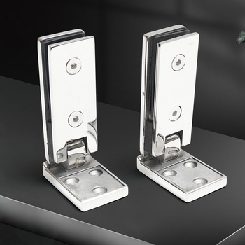 Balama pentru ușă de sticlă, oțel inoxidabil 304, model 2603, deschidere internă și externă, finisaj polizat, grosime 3,5 mm