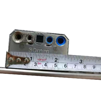Kétirányú zárdobozt alumínium ablakokhoz, 304 rozsdamentes acélból, 60 mm zártest, középpontok 30/25/10 mm