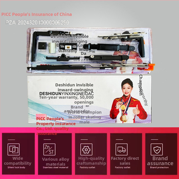 Rejtett ablakcsukló - 180° belső nyitás, cinkötvözet, elektroplattázott felület, 2,5 mm vastagság, amerikai stílus