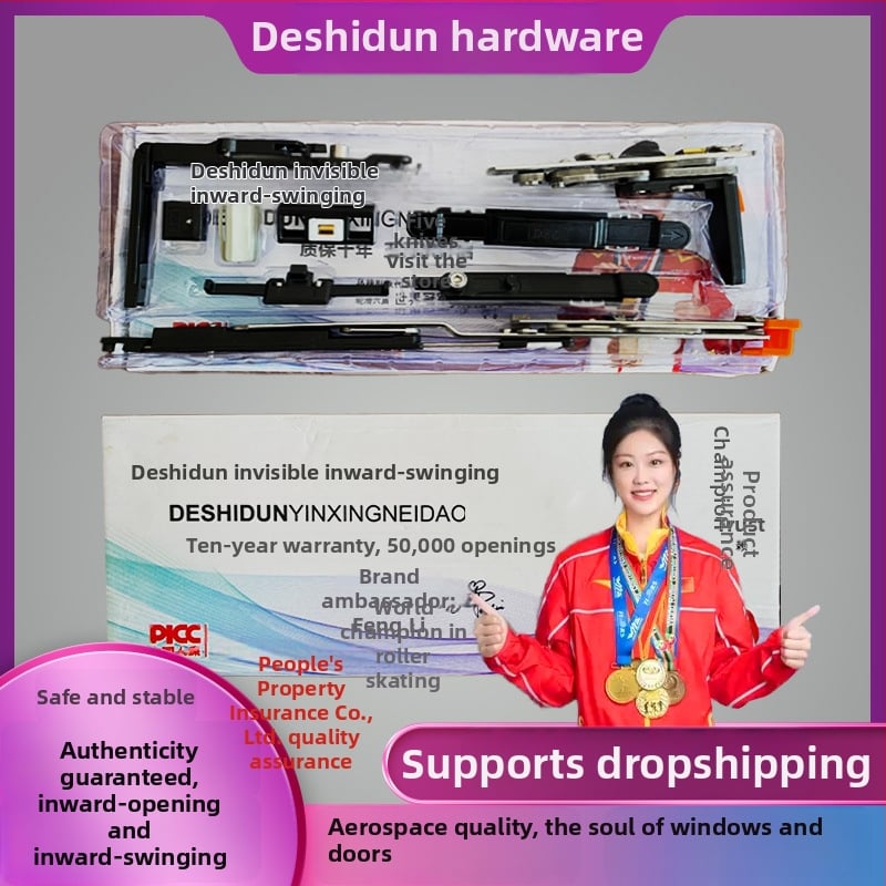 Rejtett ablakcsukló - 180° belső nyitás, cinkötvözet, elektroplattázott felület, 2,5 mm vastagság, amerikai stílus