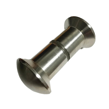 Mâner pentru ușă de sticlă, model B8001, oțel inoxidabil 304, mâner rotund în formă de ciupercă, prelucrare CNC, Chengxin Hardware