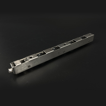 Rola dublă din oțel inoxidabil pentru uși și ferestre glisante – grosime perete 1.2 mm, diametru exterior Ø19 mm, diametru ax Ø14 mm, destinat ușilor și ferestrelor glisante