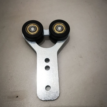 Rulment pentru uși glisante și perdele laterale, oțel carbon + nailon, sarcină maximă 500 kg, potrivit pentru uși grele, ferestre și șine de alunecare