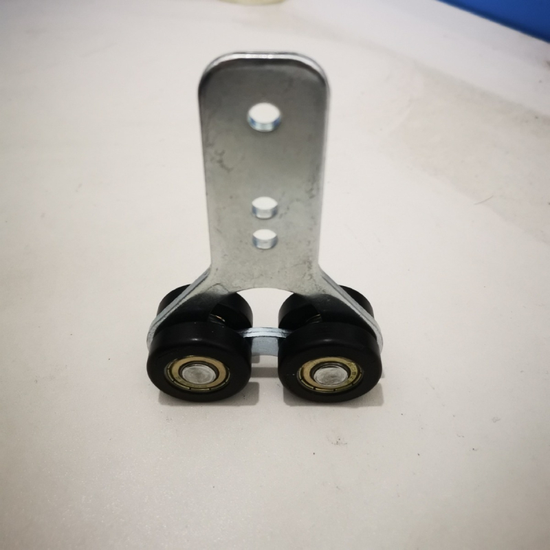 Rulment pentru uși glisante și perdele laterale, oțel carbon + nailon, sarcină maximă 500 kg, potrivit pentru uși grele, ferestre și șine de alunecare