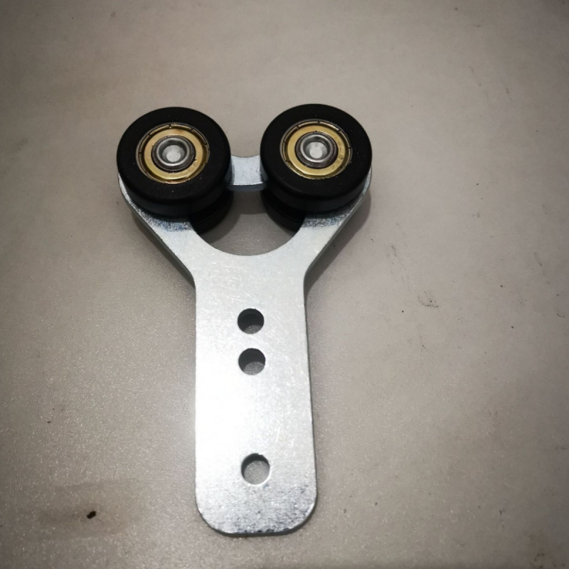 Rulment pentru uși glisante și perdele laterale, oțel carbon + nailon, sarcină maximă 500 kg, potrivit pentru uși grele, ferestre și șine de alunecare