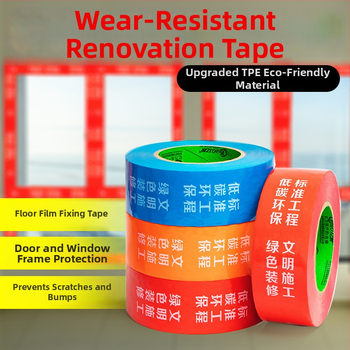 TPE dekoratív védőszalag alumínium ablakkeretekhez – öntapadó védőfólia, modern minimalista stílus