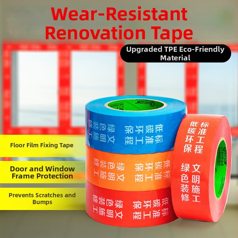 TPE dekoratív védőszalag alumínium ablakkeretekhez – öntapadó védőfólia, modern minimalista stílus