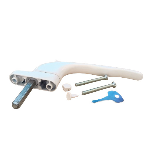 Ablakfogantyú faajtóhoz, alumíniumötvözet, elektroplatált felület, felületre szerelt