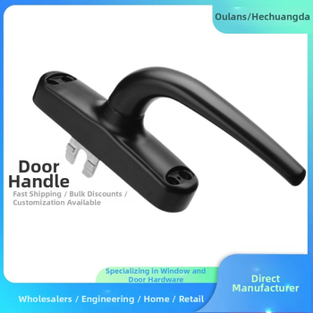 Ajtó- és ablakátviteli fogó, modell OLS-H29, anyaga cink- és alumíniumötvözet, többpontos zár, modern minimalista stílus