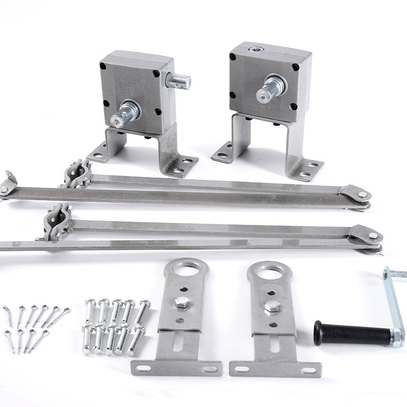 Deschizător de fereastră manual cu manivelă reglabilă și braț curbat, din aliaj de aluminiu