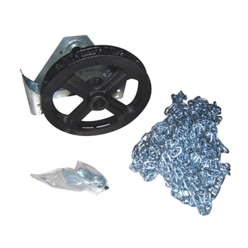 CHI Lanț manual pentru ușa de garaj, din fier — set hardware al sistemului