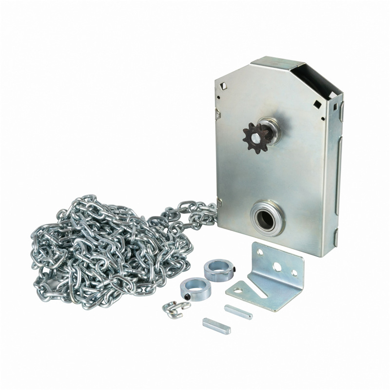 CHI Lanț manual pentru ușa de garaj, din fier — set hardware al sistemului