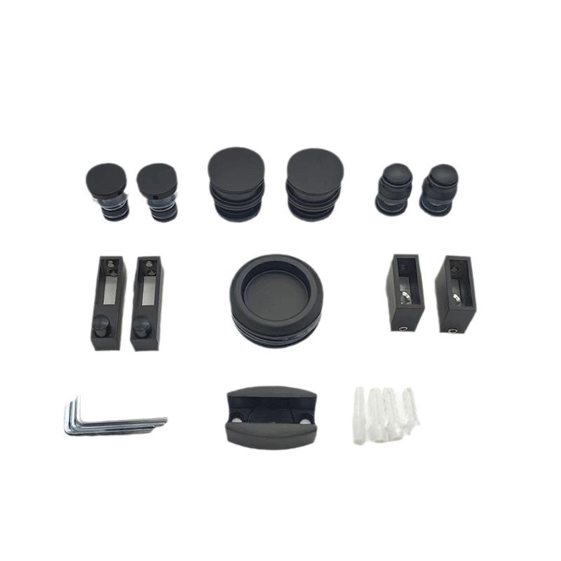 Qiyu QY-002 Set roți din oțel inoxidabil pentru ușă glisantă din sticlă de duș, sarcină maximă 65 kg