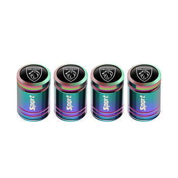 Κάλυμμα βαλβίδας ελαστικού χωρίς σωλήνα με αντι-κλοπή, χαλκός, στροφέας τύπος, για Peugeot 408/508L/4008/5008/2008