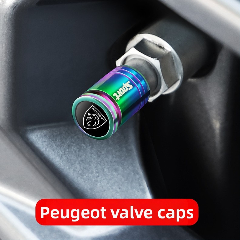 Tubeless ventilová zátka s krytom proti krádeži, meď, otáčací typ, pre Peugeot 408/508L/4008/5008/2008