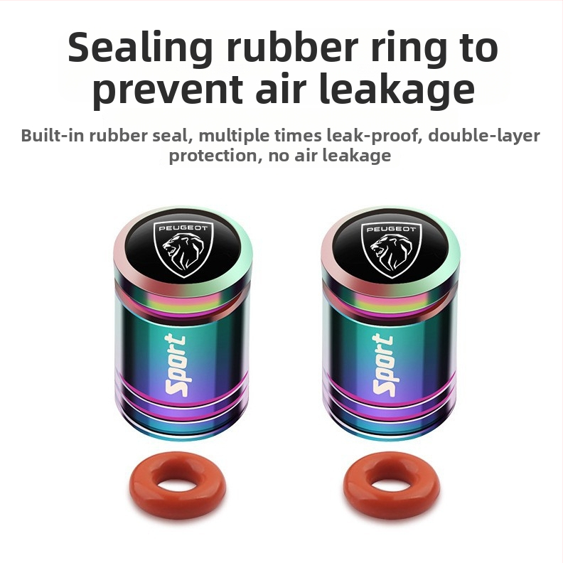 Tubeless ventilová zátka s krytom proti krádeži, meď, otáčací typ, pre Peugeot 408/508L/4008/5008/2008