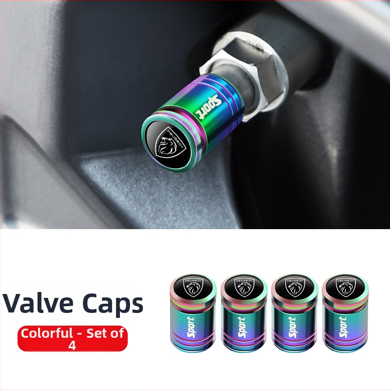 Tubeless ventilová zátka s krytom proti krádeži, meď, otáčací typ, pre Peugeot 408/508L/4008/5008/2008