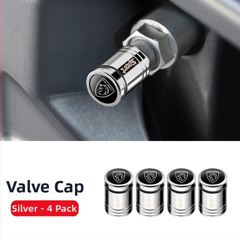 Tubeless ventilová zátka s krytom proti krádeži, meď, otáčací typ, pre Peugeot 408/508L/4008/5008/2008